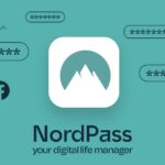NordPass logo with password elements