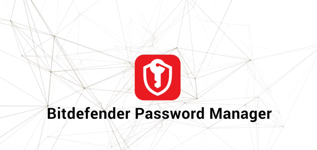 Graphic of Bitdefender Password Manager logo with shield icon
