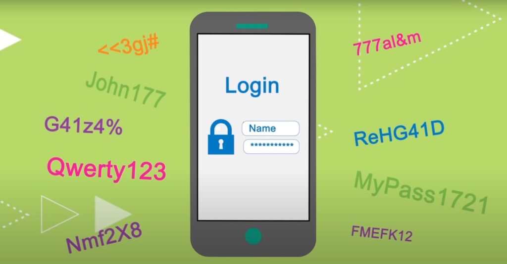 Password lock on phone screen